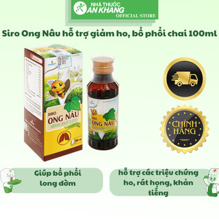 Siro Ong Nâu hỗ trợ giảm ho, bổ phổi chai 100ml