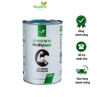 Bột Protein Healthy Bean hỗ trợ Tăng Cân - Tăng Cơ - Đốt Mỡ - Dạng Lon