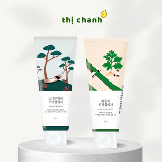 Sữa Rửa Mặt Ngải Cứu, Cây Thông Round Lab Mugwort/ Pine Calming Cica Cleanser