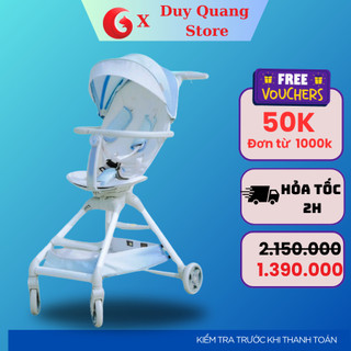 Xe Đẩy 2 Chiều Gấp Gọn Cho Bé GLUCK G6, Xe Đẩy Chống Sốc, Xoay 360*, Tương Tác Với Bé bảo hành chính hãng 12 tháng