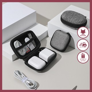 Hộp Đựng Cáp Sạc Củ Sạc Tai Nghe Túi Phụ Kiện Mini Chống Sốc
