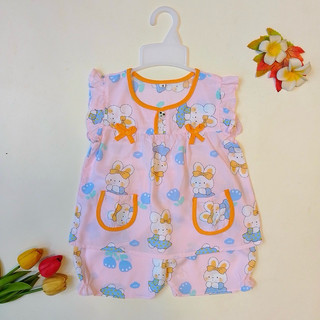 8-37kg đồ bộ tole / lanh quần đùi bé gái