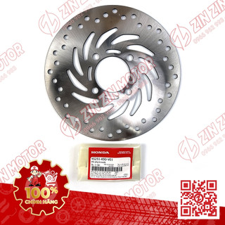 Đĩa phanh, dĩa thắng trước future 125 mập, future fi 125, future bxc 125 2016 2017 45251-k90-v01 chính hãng - zzm