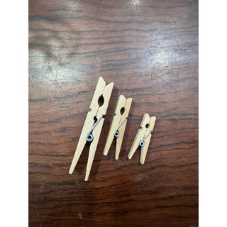 Kẹp gỗ nhỏ trung lớn (Bịch 10 cái)