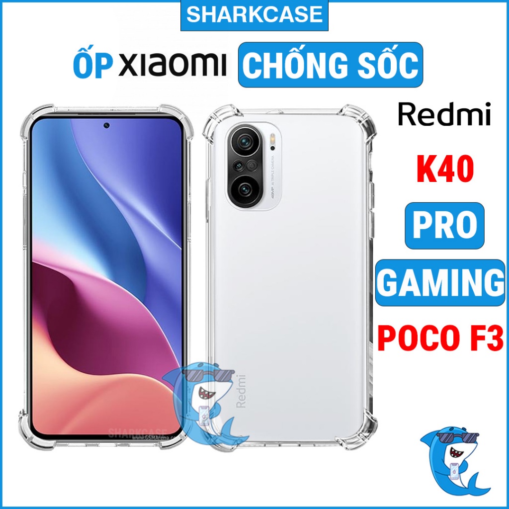 Ốp lưng Poco F3 / Redmi K40 / K40 Gaming / pro dẻo trong suốt silicon chống sốc bảo vệ bốn góc