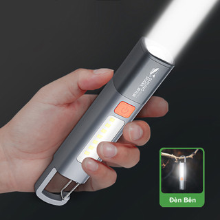 Đèn Pin Mini Siêu Sáng , Chống Thấm Nước Có Móc Treo