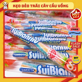 Kẹo dẻo xoắn cầu vồng hương vị trái cây,kẹo dẻo cầu vồng
