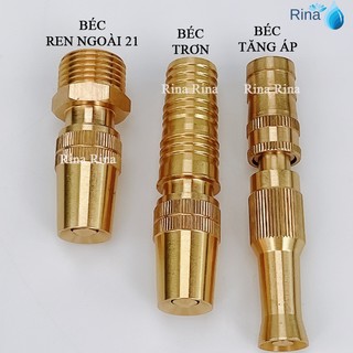  Béc điều chỉnh xịt tăng áp vòi phun nước kết nối ren hoặc ống dẻo & đuôi nối ống Rửa xe Phun Tưới cây Béc Rửa Xe- đầu b 