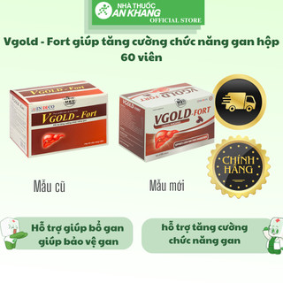 Vgold - Fort giúp tăng cường chức năng gan hộp 60 viên