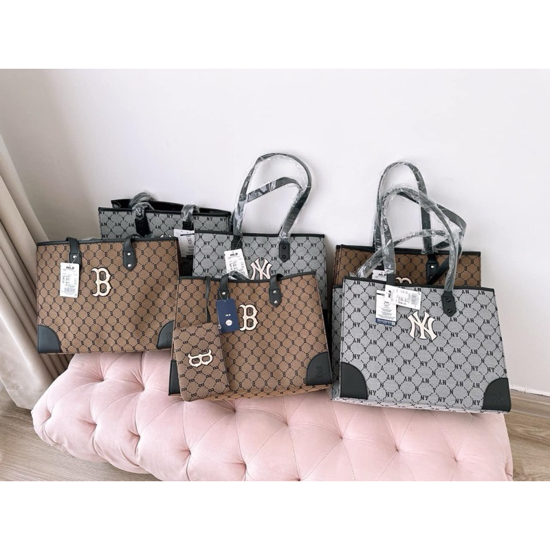 [AUTHENTIC]TÚI MLB MONOGRAM DIA JAQUARD TOTE BAG