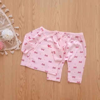 Bộ cúc chéo bé gái sơ sinh Bunny chất đẹp size  3-10kg(4)