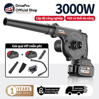 Máy thổi bụi cầm tay dùng pin 3000W, Máy thổi bụi mini Công Suất Lớn Cao Cấp,Máy hút thổi bụi 2 chiều cầm tay siêu sạch