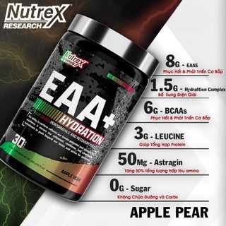 Nutrex EAA+ Hydration Hỗ Trợ Phục Hồi Cơ Bắp 390g (30 Servings)