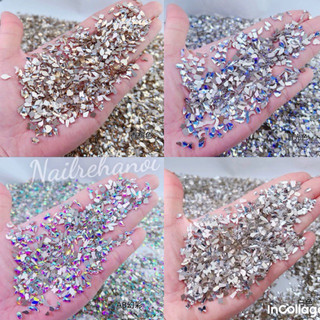 Đá khối mini chân bằng làm nail sét khoảng 100 viên