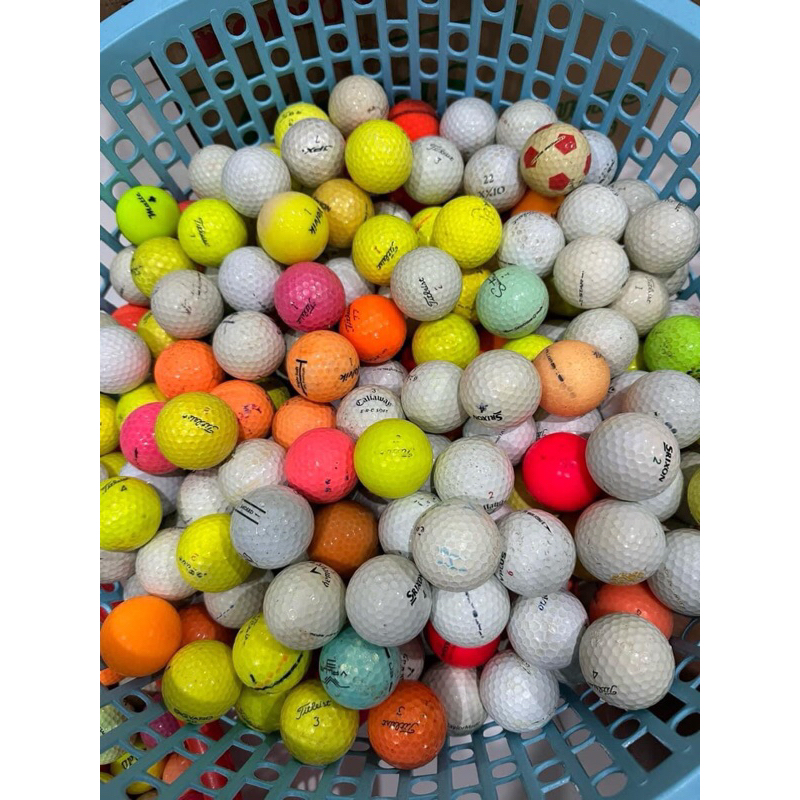 Combo 100 bóng cũ chơi golf