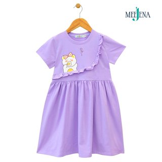 Váy cho bé gái MEEJENA từ 13-38 Kg, Váy bé gái ngắn tay Vải Thun Cotton thấm hút mồ hôi - 3266