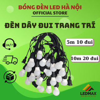 Dây Đèn Led Trang Trí Ngoài Trời, Dây Đui Đèn Chống Nước cho quán cà phê, trà chanh, trà sữa