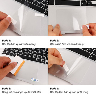 Dán Trackpad Macbook PPF Trong Suốt, Full Model