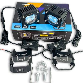Đèn trợ sáng bi cầu f32x zed light - 55w 12 24v dc 3 chế độ, chống nước ip68 - bh 12 tháng