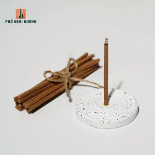 Đế cắm nhang gốm trắng cao cấp tối giản hiện đại phù hợp sử dụng cho mọi loại nhang có tăm, thanh hương, nhang không tăm