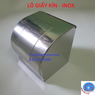 Lô giấy kín vệ sinh tròn inox- Hộp giấy vệ sinh giá rẻ nhất
