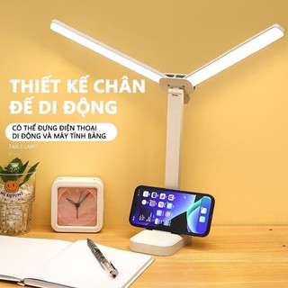  Đèn Học Để Bàn Tích Điện 2 Bóng Chống Cận Phù Hợp Mọi Lứa Tuổi 