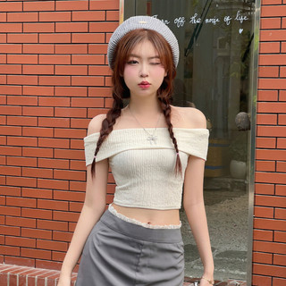 Áo trễ vai crop top Ari top