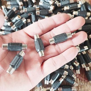 Giắc nối RCA jack av cái 2 đầu hạt av nối dài Dây 3,5-av 1,8m - dây av một ra hai cáp av nối daaif dây av , tín hệu cao