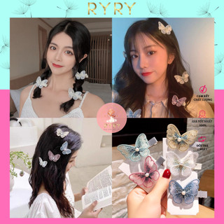 Kẹp Tóc Hình Cánh Bướm Siêu Xinh Phong Cách Hàn Quốc - KT05