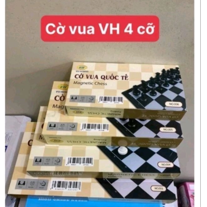 CỜ VUA quốc tế nam châm VH  (hàng đẹp,đủ size)