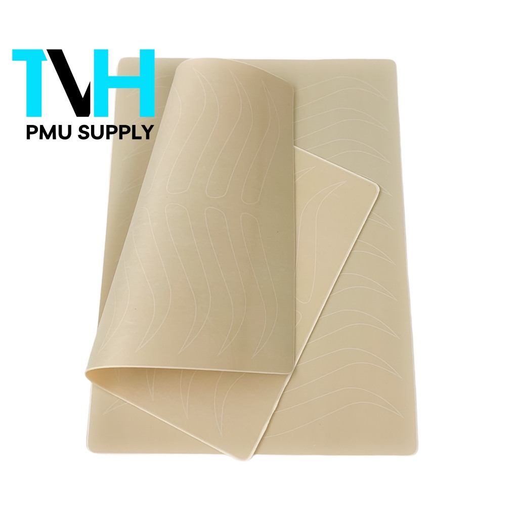 Da Giả Có Khuôn Mày 2 Mặt Tập Phun Xăm Điêu Khắc - TVH PMU SUPPLY