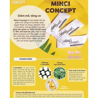 Giảm cân Minci Concept 30 gói