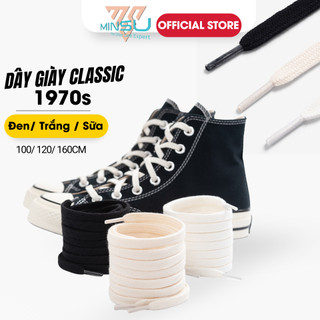 Dây Giày Classic 1970s Cổ Cao 160cm và Thấp Chính Hãng MINSU M1409 Chuyên dùng Cho Giày Thể Thao Sneakers Converse, rick