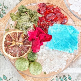 Soda việt quất hoa hồng hộp 5 set