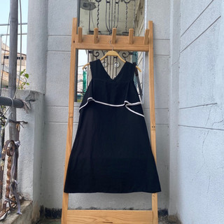 2hand đầm đen suông eo 93cm dài 87cm mã 220