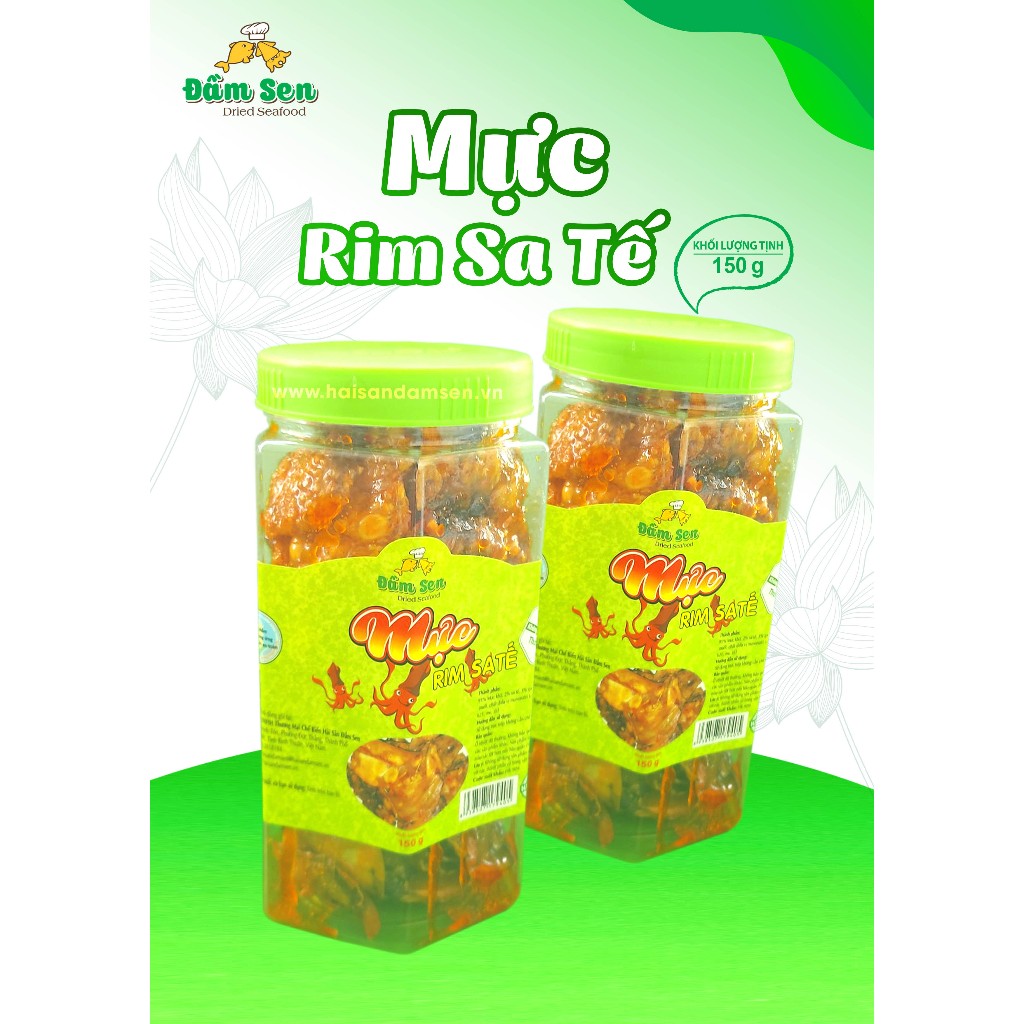 Mực rim sa tế Đầm Sen - 150g