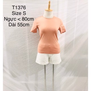 Áo Thun Nữ Hàng Si Nhật (Secondhand) hàng đuôi thanh lý, Cotton Thoáng Mát Mùa Hè, size ghi trên hình