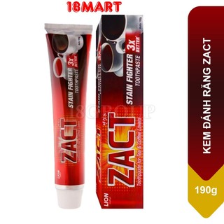 Kem Đánh Răng ZACT Dành Cho Người Uống Trà , Cà Phê 190G
