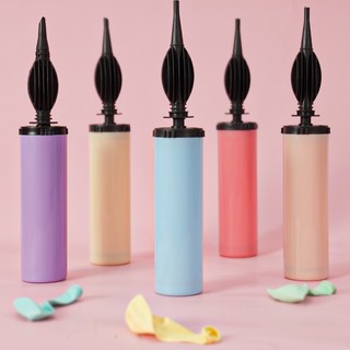 Dụng cụ bơm bong bóng cầm tay loại lớn màu pastel