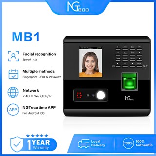 NGTeco MB1 face thời gian tham dự máy RFID PIN FIGHTE CLOCK ỨNG