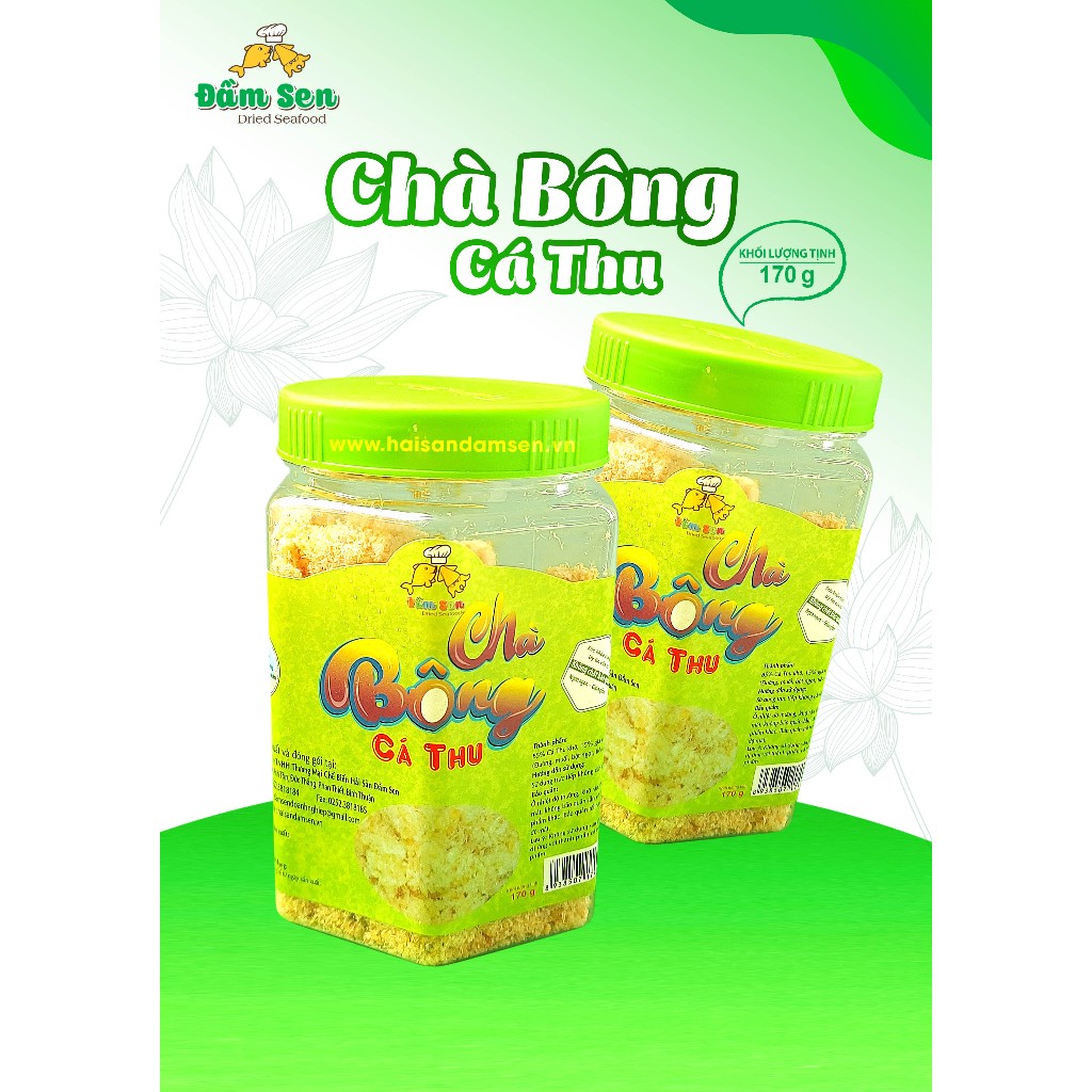 Chà bông cá thu Đầm Sen - 170g