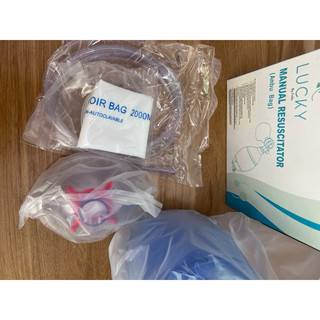 Bộ bóng bóp oxy cấp cứu (ambu)