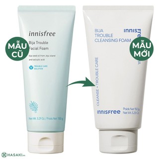 Sửa Rửa Mặt Thảo Dược Innisfre Bija Trouble Facial Foam