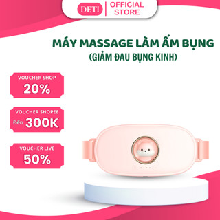 Máy massage bụng m28 chườm ấm giảm đau bụng kinh có hộp quà tặng - đai massage sưởi ấm bụng sothing xiangwu - bh 1 năm