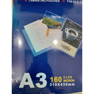 Giấy ép plastic A3 - 80 mic (100 tờ) - Màng ép plastic 80 mic