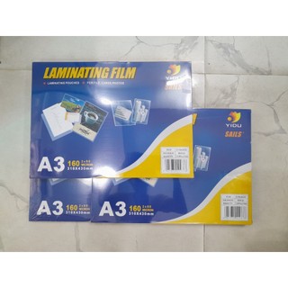 Giấy ép plastic A3 - 80 mic (100 tờ) - Màng ép plastic 80 mic
