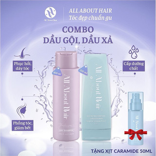 Combo dầu gội ahh + dầu xả biotin ngăn gãy rụng tóc