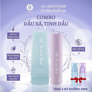 Combo dầu ủ oil treatment dầu xả all about hair phục hồi hư tổn