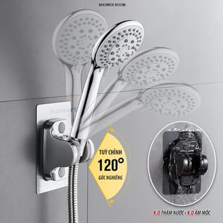  Móc Treo Vòi Hoa Sen Dán Tường Nhà Tắm Đế Cài Nhựa Gắn Bộ Vòi Xịt Bồn Cầu Dính Siêu Chắc 