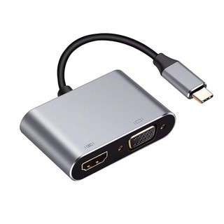 Cáp chuyển USB Type-C to HDMI / VGA + Audio